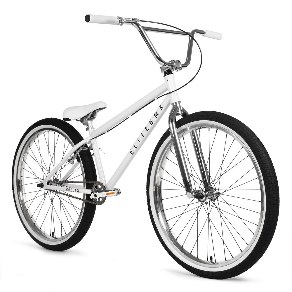 Elite BMX Outlaw 26" BMX Bike, White