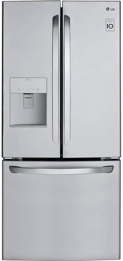 LG LFDS22520S 30 Inch French Door Refrigerator with 21.8 cu. ft. Capacity