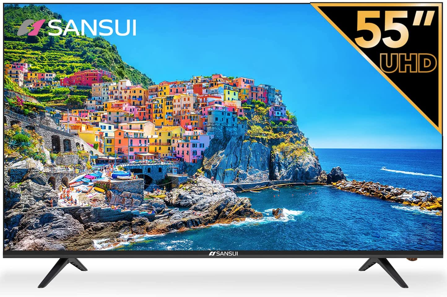 【Electronics】55" UHD HDR Smart TV Television with Google Assistant (Voice Control), Screen Share