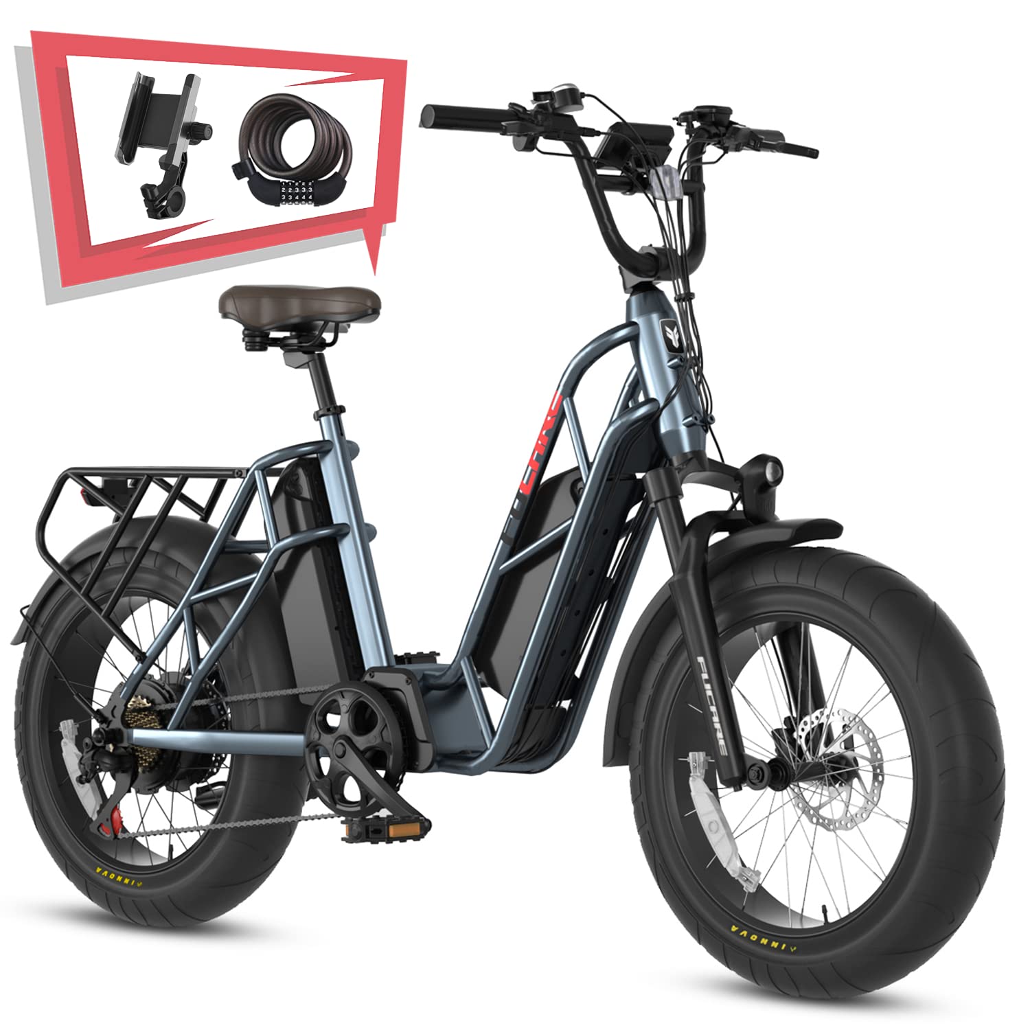 【Sports&Outdoors】750W Electric Bike for Adults, 20