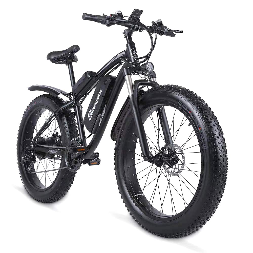 【Sports&Outdoors】26" Fat Tire Electric Bike 48V 1000W Motor Snow Electric Bicycle