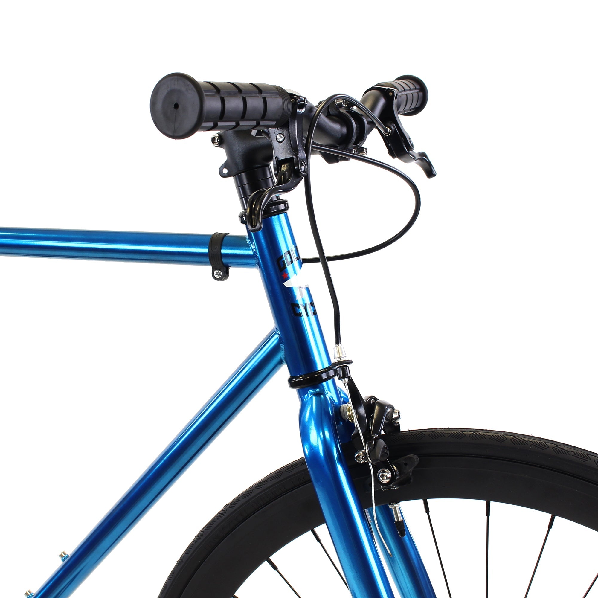 Golden Cycles Single Speed / Fixed Gear Bicycle, Blue Jay