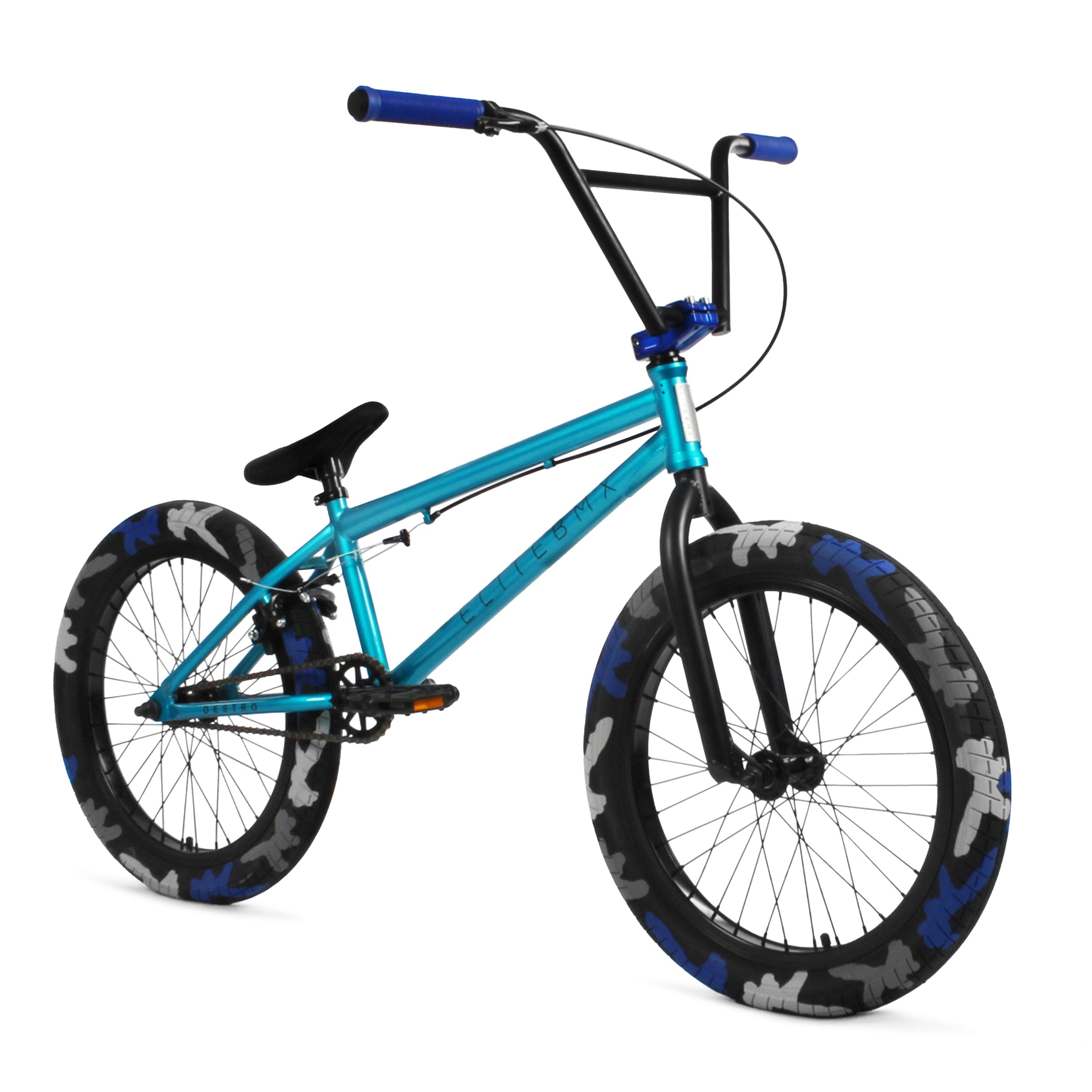 Elite BMX 20" Destro Bike, Teal Camo