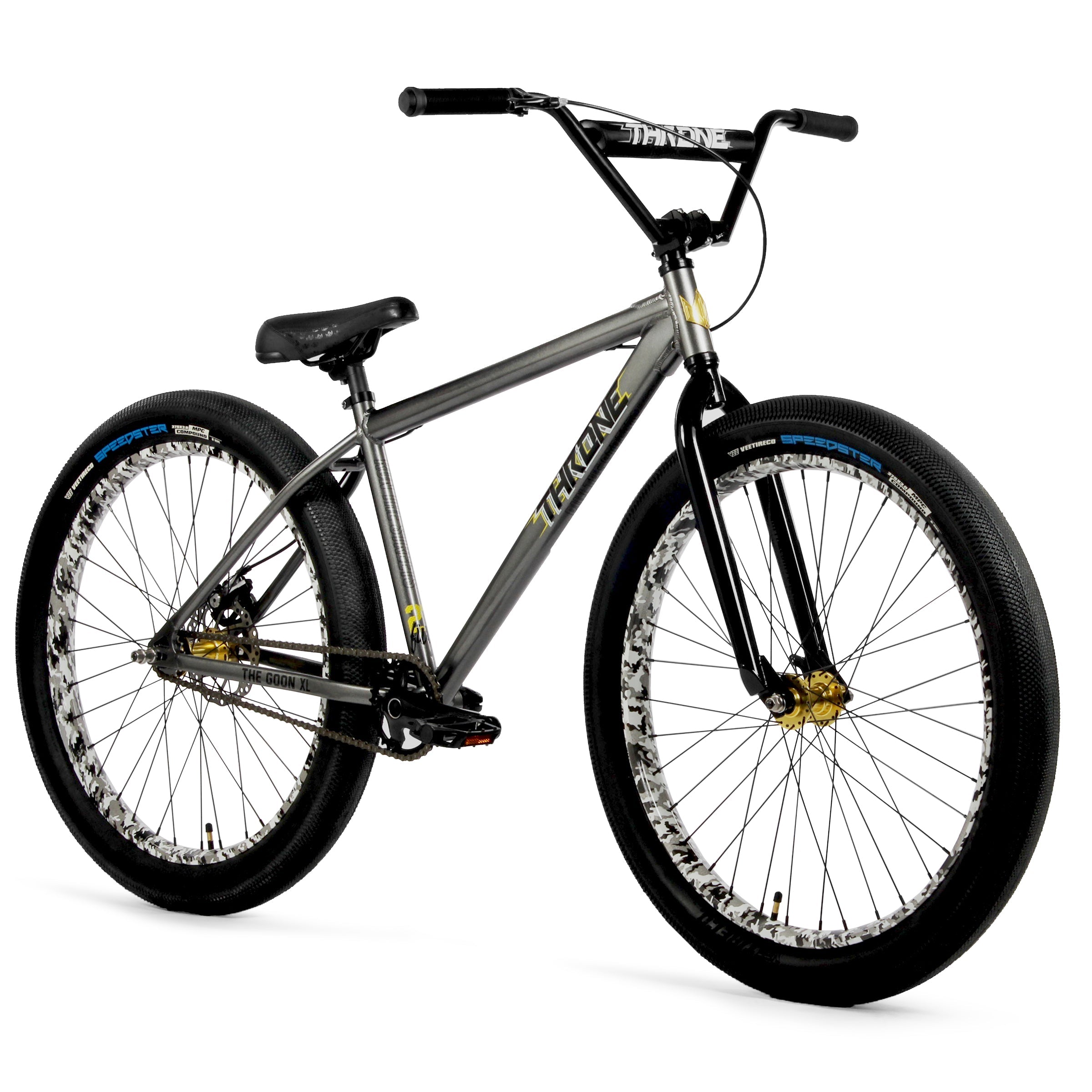 Throne Cycles The Goon XL 29" Fat Tire BMX Bike, Metal Combat