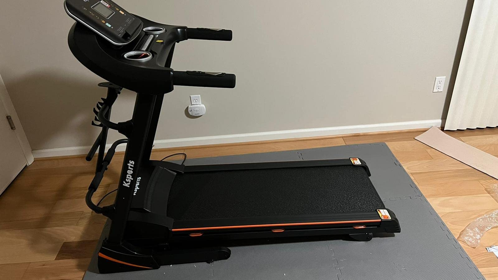 【Sports&Outdoors】Treadmill Bundle, Electric Folding Incline Treadmill with Auto/Manual Incline