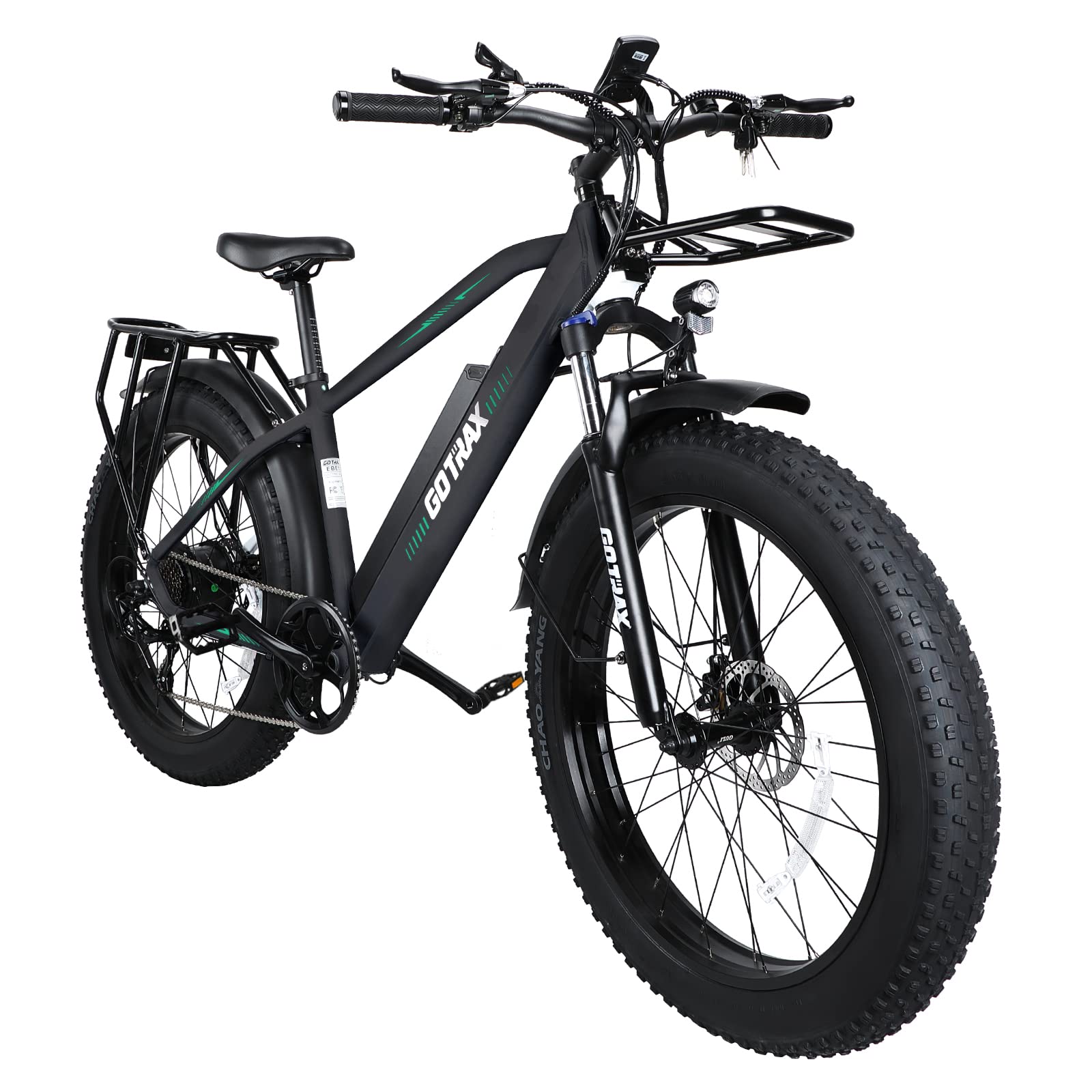 【Sports&Outdoors】26" Electric Bike 4" Wide Fat Tire, 48V 12.5Ah Battery 500W Powerful Motor up 20mph