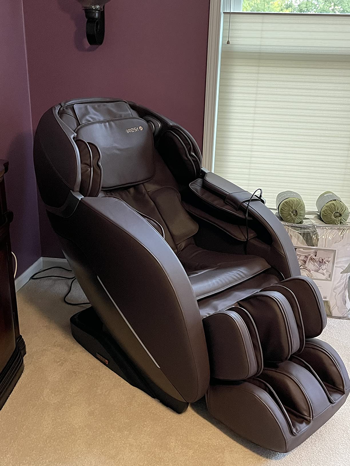 【table chair】iRest SL Track Massage Chair Recliner, Full Body Massage Chair with Zero Gravity