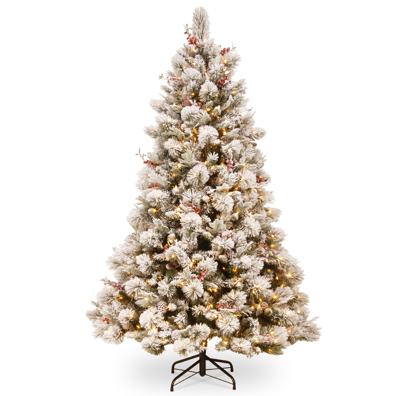 【Décor】7.5'' Lighted Artificial Pine Christmas Tree