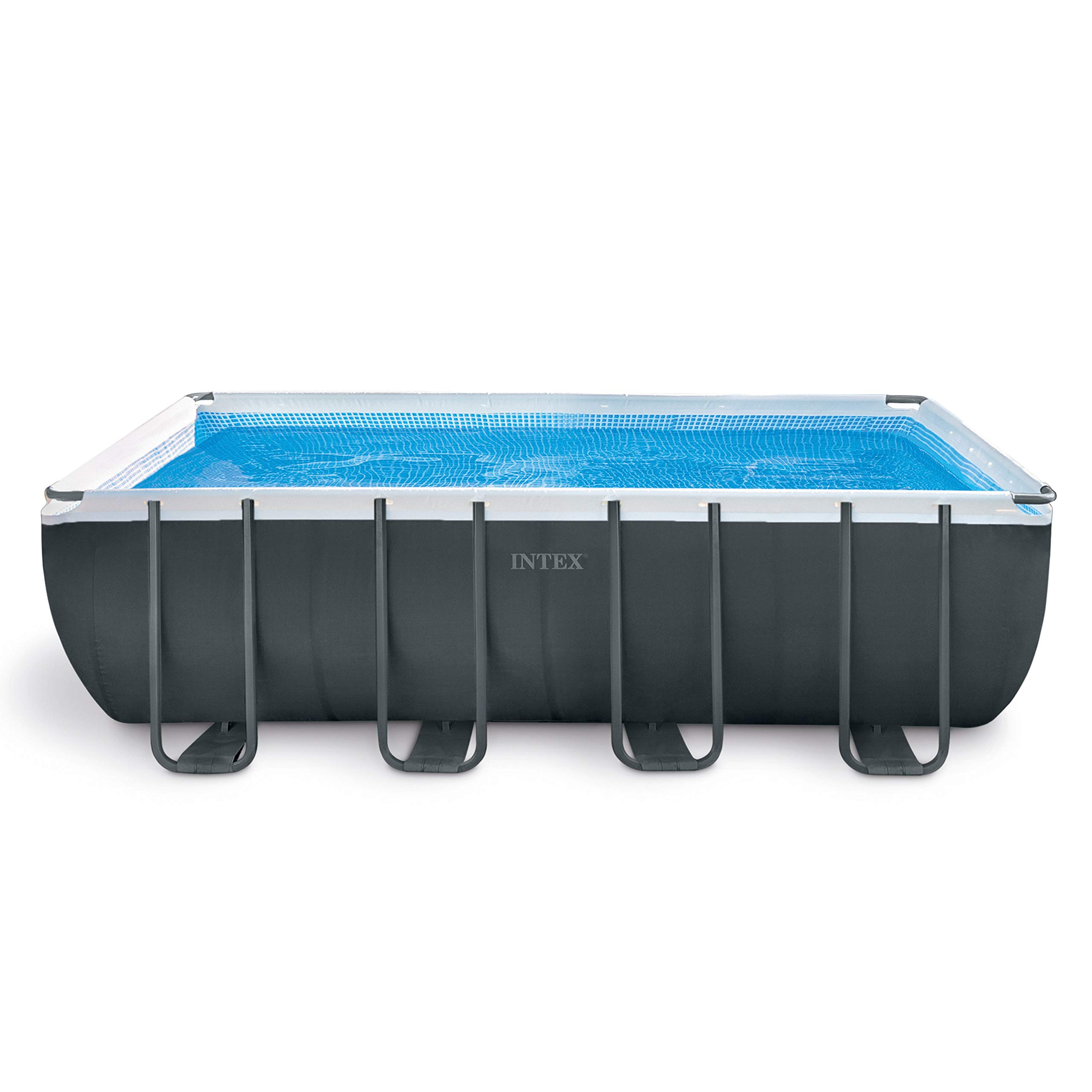 【Sports&Outdoors】INTEX Rectangular Ultra XTR Pool Set with Sand Filter Pump, Multi-Size