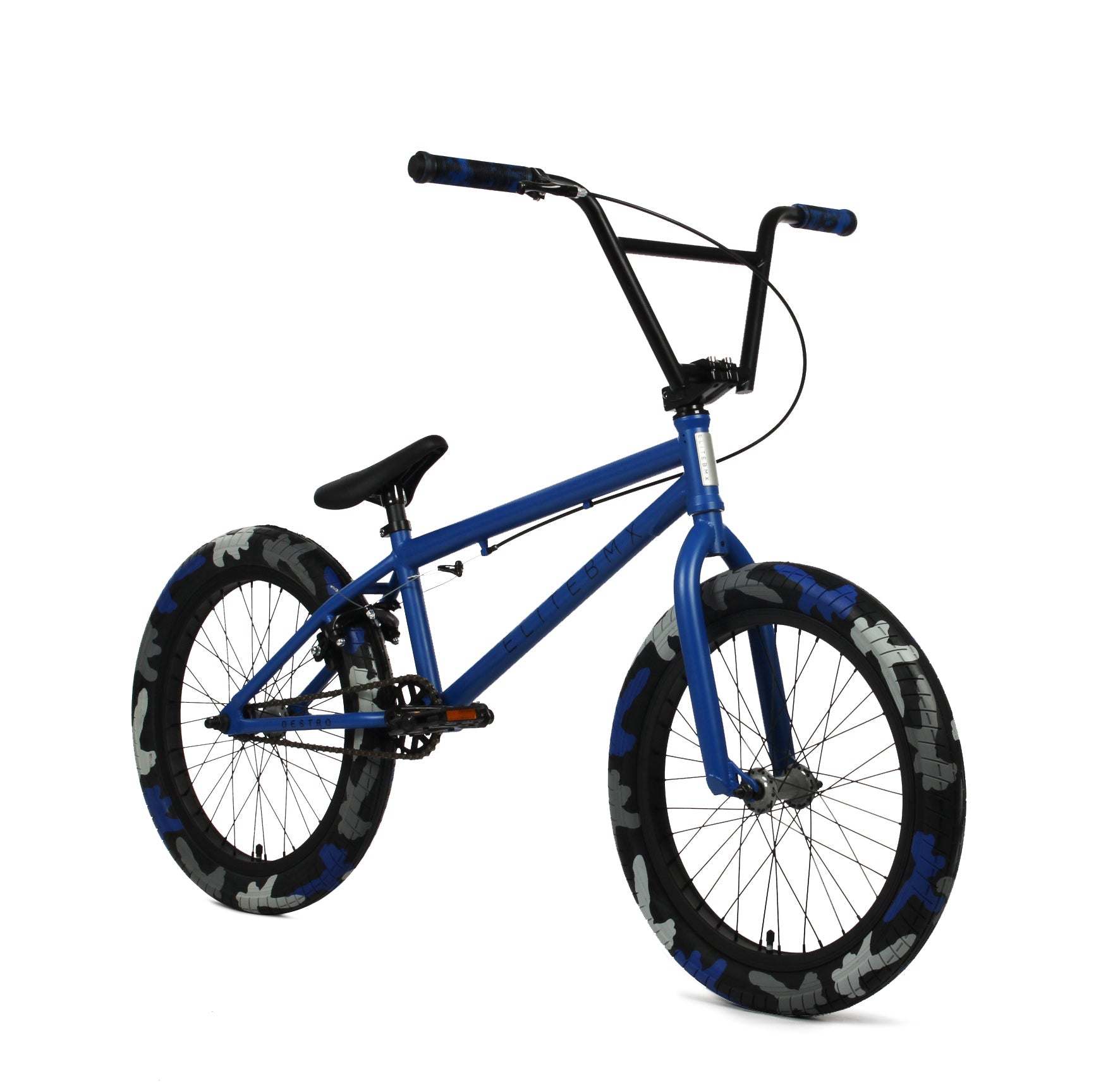 Elite BMX 20" Destro BMX Bike, Blue Camo