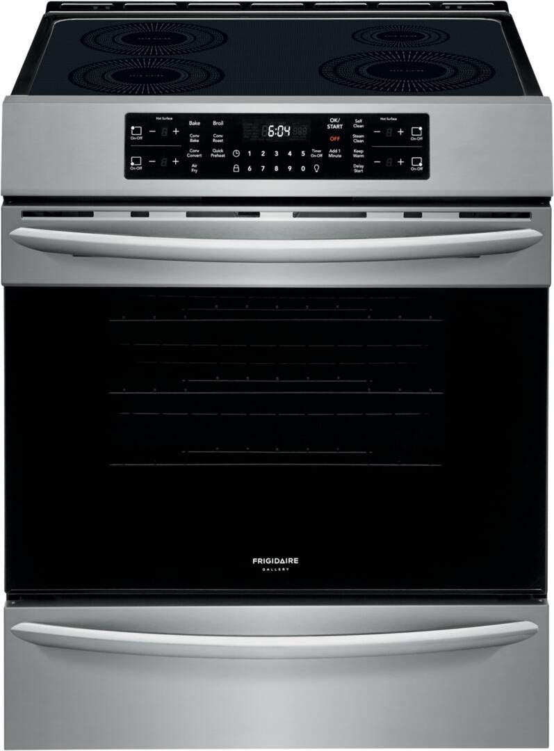 【Appliances】30" Gallery Series Induction Range with Air Fry 4 Elements 5.4 cu. ft. Oven Capacity Self Clean