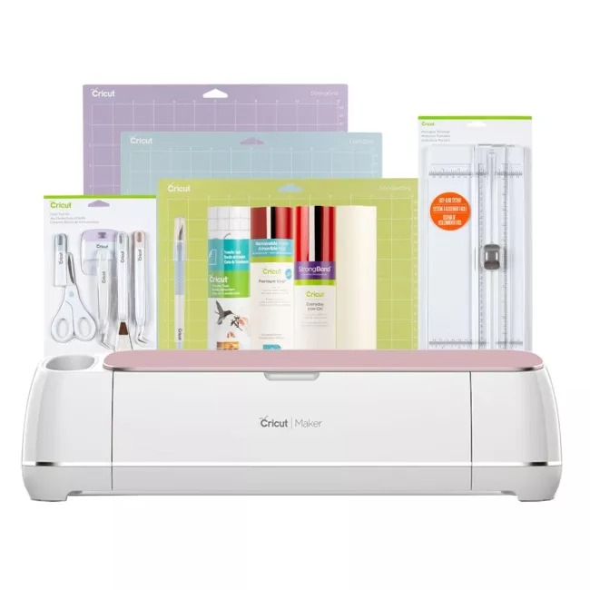 Cricut Maker-Rose+Essentials Bundle