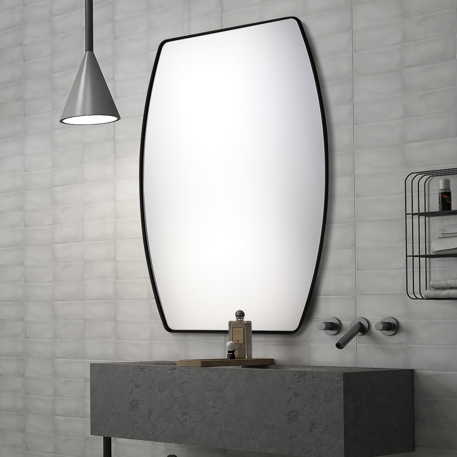 【Home Improvement】Irregular Metal Wall Mirror