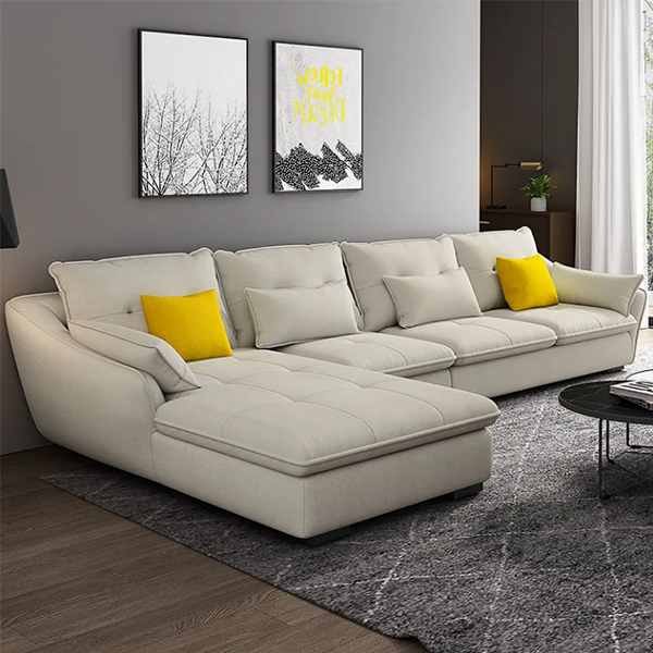 Reversible Sectional Sofa Couch Set L