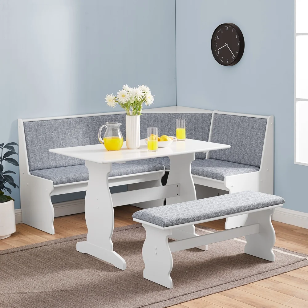 Hannah Breakfast Nook 3-piece Dining Set