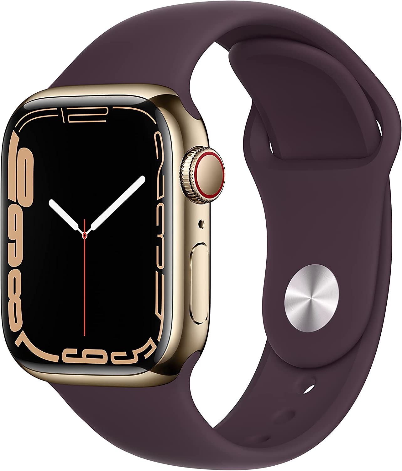 Apple Watch Series 7 GPS + Cellular, 45mm Midnight Aluminum Case with Midnight Sport Band