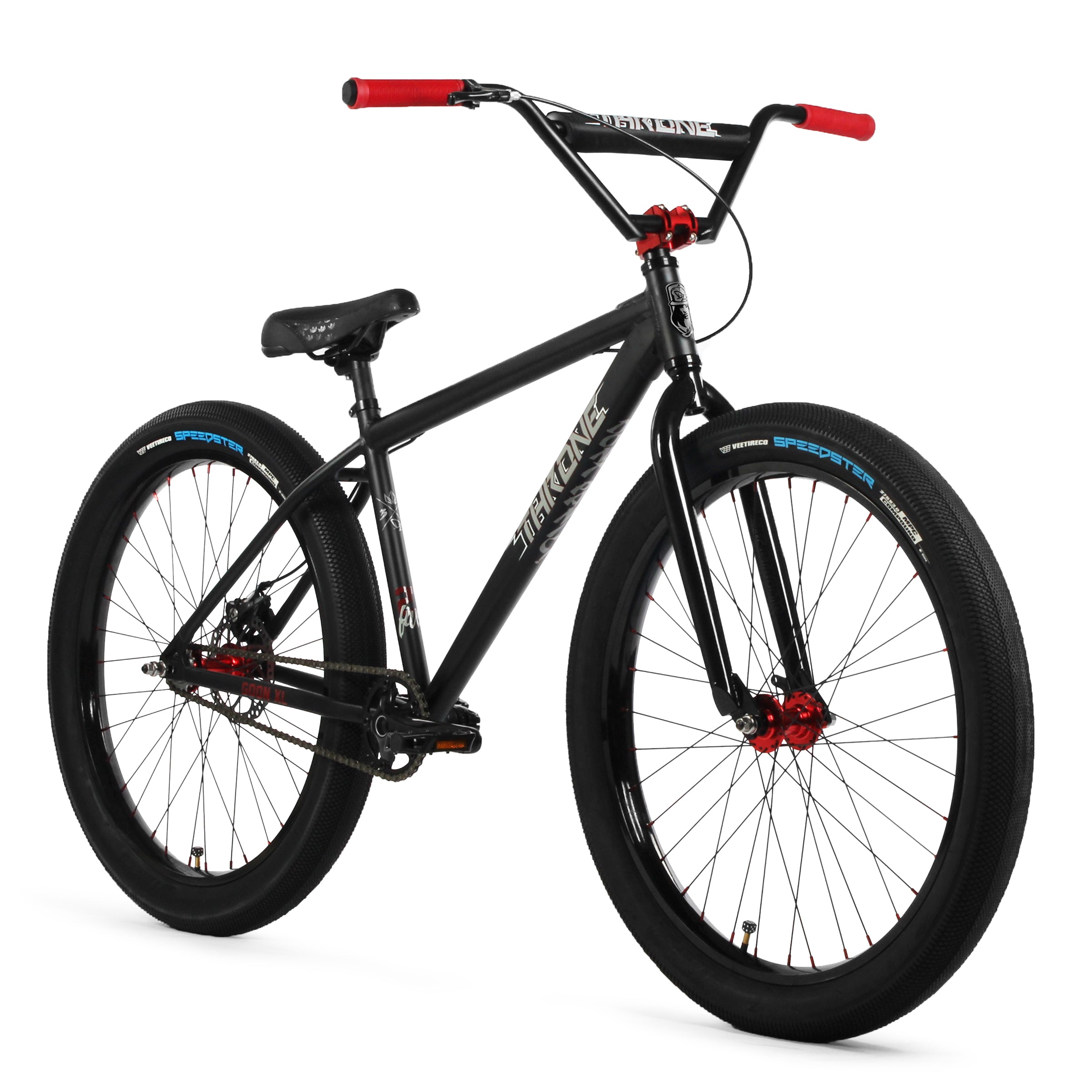 Throne Cycles The Goon XL 29" Fat Tire BMX Bike, Deezy Black