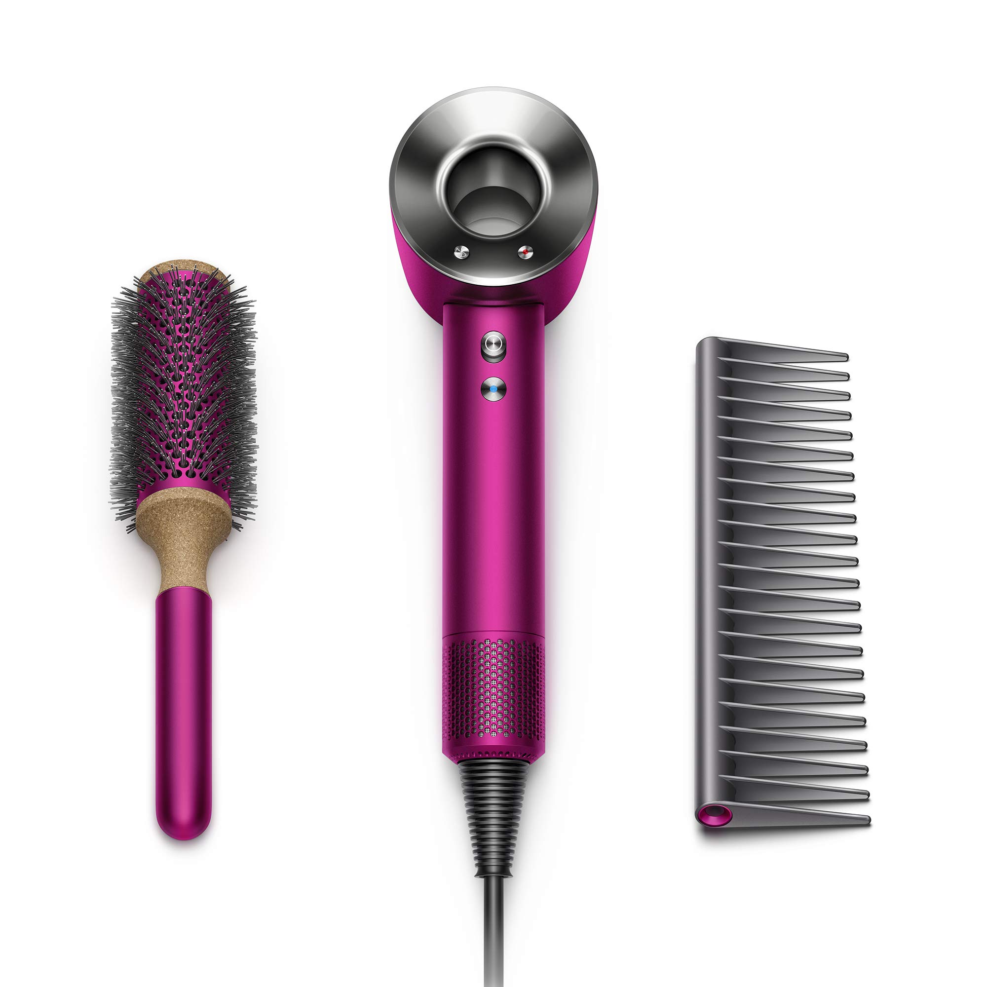 【Appliances】Supersonic Hair Dryer Limited Edition Gift Set, Fuchsia/Nickel