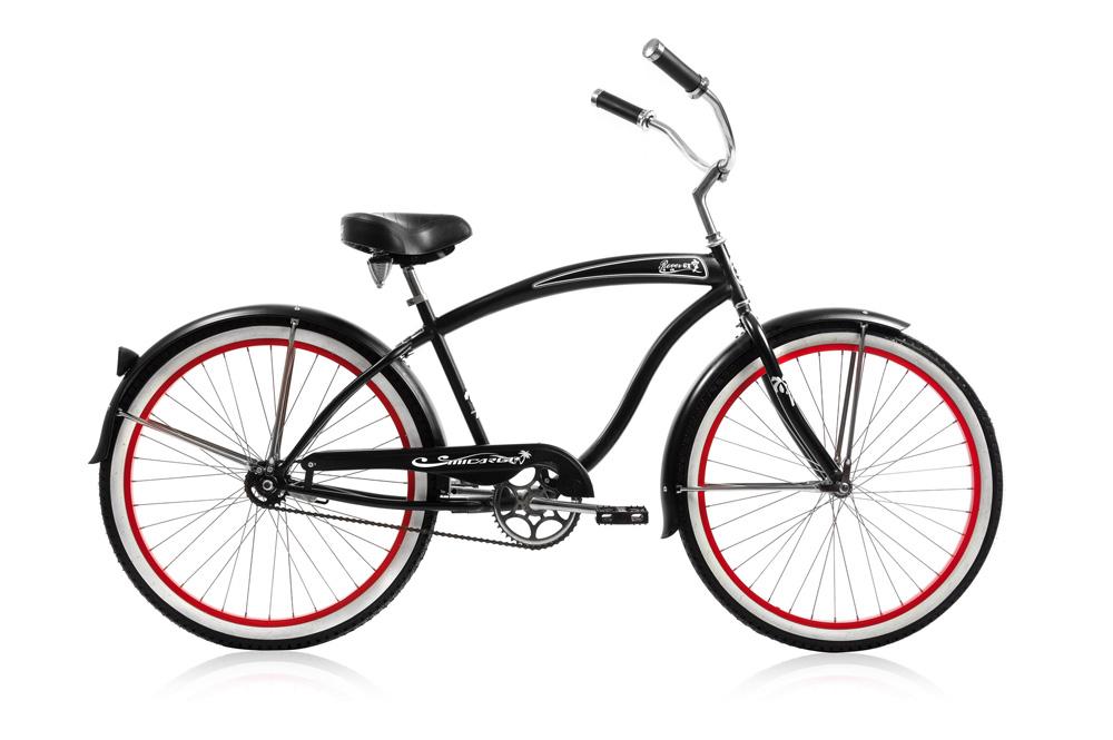 Micargi Rover GX 26" Beach Bike Cruiser, Black/Alloy OPEN BOX