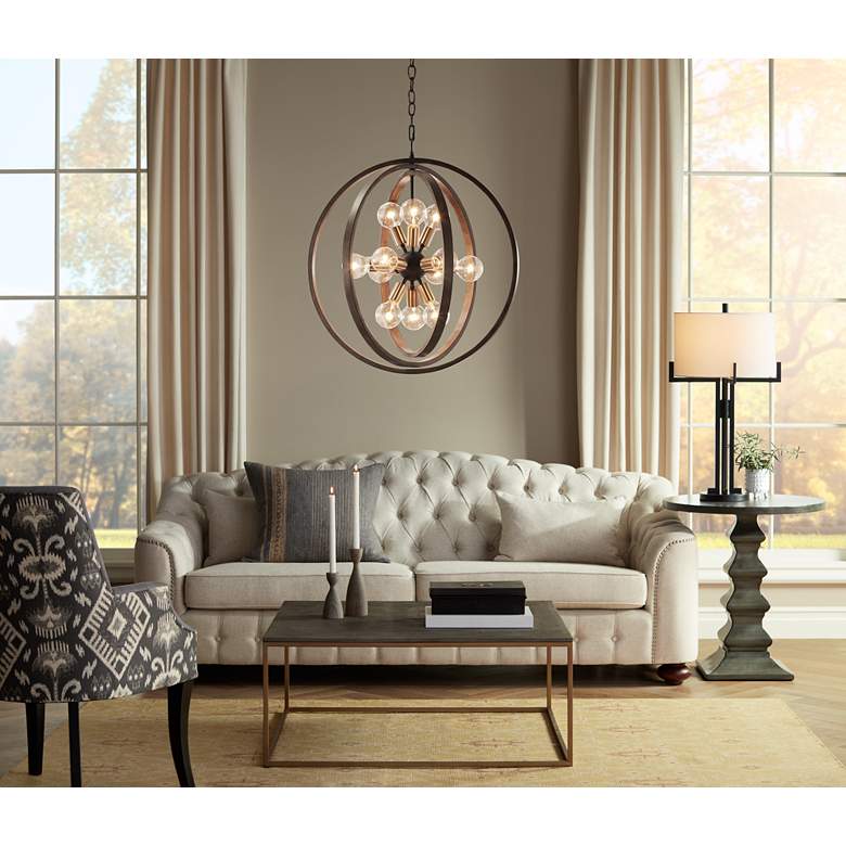 Velare 87 1/2" Wide Oatmeal Tufted Sofa